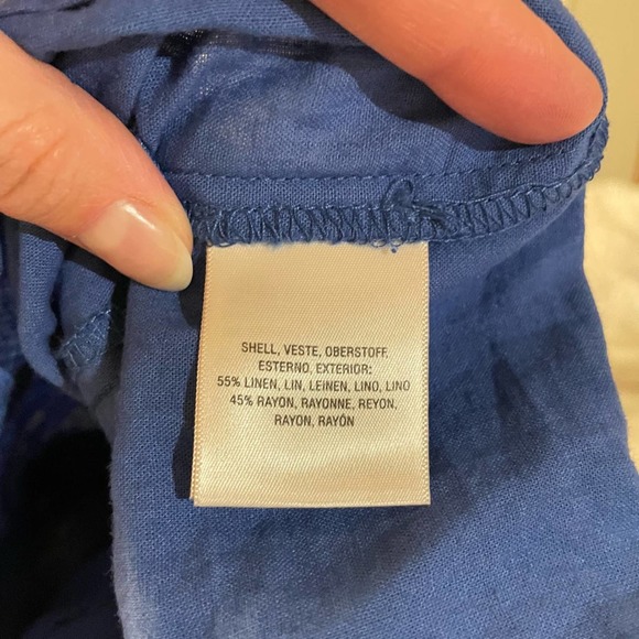 Maeve By Anthropologie Womens Berea Tank Top Blue Sleeveless Square Neck 14 New - Picture 5 of 8